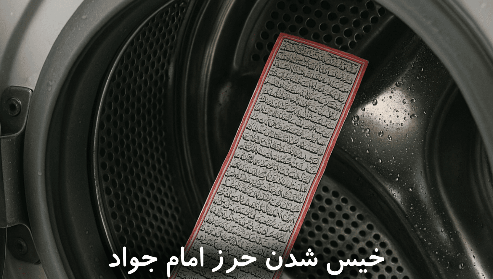 خیس شدن حرز امام جواد